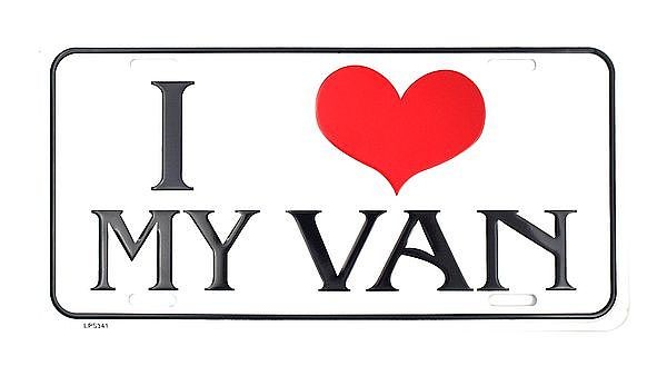 Boosterplate I LOVE MY VAN