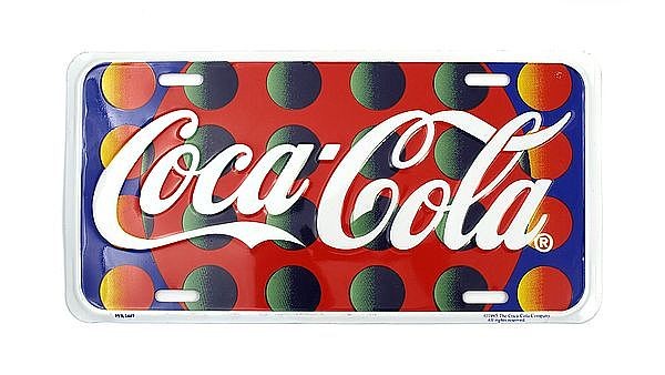 Boosterplate COCA COLA (Punkte)