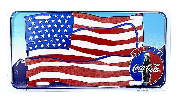 Boosterplate COCA COLA (Flagge)