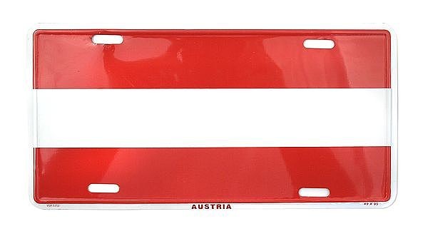 Boosterplate Flagge Österreich