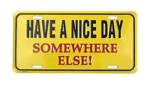 Boosterplate HAVE A NICE DAY