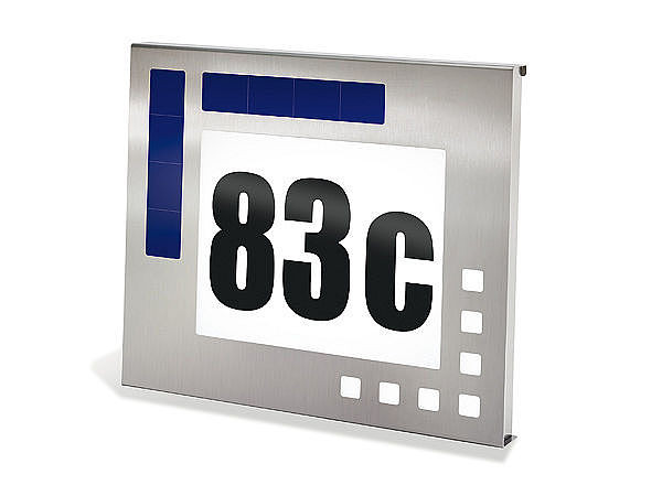 Solar Hausnummernleuchte - Design
