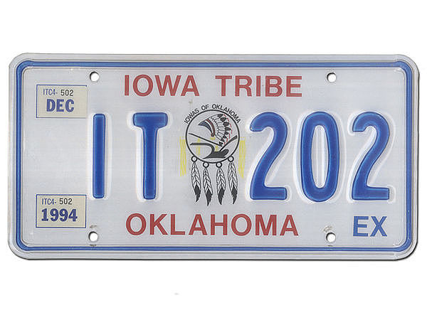 USA - Autokennzeichen Oklahoma