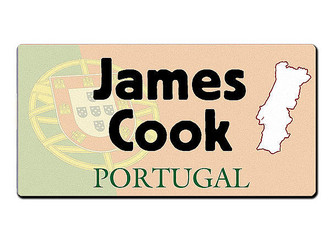 L&auml;nder - Nummernschild im Format 30x15 cm - Portugal 