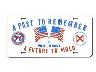 US Deko Nummernschild - A past to remember 