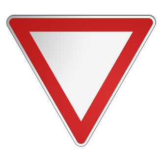 <em>Verkehrszeichen</em> Vorfahrt beachten  