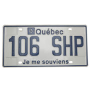Kanadisches Nummernschild Quebec (Nummernschilder)