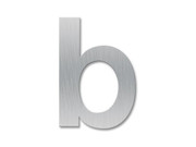 Kleinbuchstabe b - Schriftart Klassik aus Edelstahl  