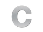 Kleinbuchstabe c - Schriftart Klassik aus Edelstahl  