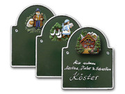 Artelith - Kleiner Bogen - landhausedelgr&uuml;n - Gr&ouml;&szlig;e 15x18 cm 