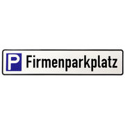 Aluschild Firmenparkplatz f&uuml;r Firmenfahrzeuge  