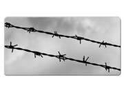 T&uuml;rschild Stacheldraht mit Ihrem individuellem Wunschtext 