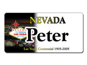 Nevada USA Deko PKW-Kennzeichen mit individuellem Wunschtext