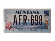 Original US-Grafiknummernschild Montana - Our Montana 