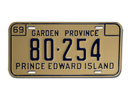 Kanadisches Autokennzeichen Prince Edward Island 