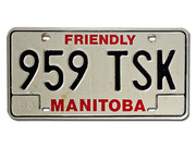 Nummernschild aus Kanada - Manitoba 