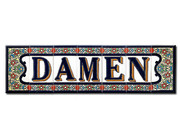 spanischer Fliesenschriftzug Damen