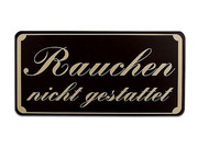 Hinweisschild - Rauchen nicht gestattet