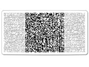 QR-Code Aluminiumschild groß mit Wunschtext
