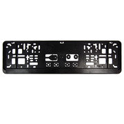 Auto Kennzeichenhalter schwarz ohne Beschriftung - Gr��e: 46 cm