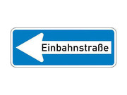Aluminium Verkehrsschild - Einbahnstrasse 