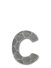Schmiedeeisen Hausnummer - Buchstabe c 