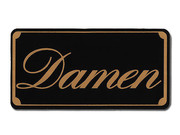 Toilettenschild: Damen - WC 
