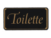Toilettenschild: Toilette 