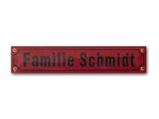 Original Emaille Mini-Stra&szlig;enschild mit Ihrem Wunschtext bis 20 Zeichen 