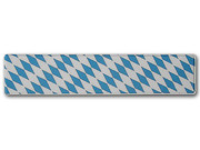 Gepr&auml;gtes Deutsches Kennzeichen mit Wunschtext im Design: Bayern  