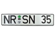 Kennzeichen DIN 1451 Bundesrepublik Deutschland 1956 - 2000 