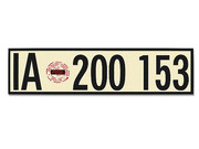Nummernschild Deutsches Reich  