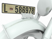 Nummernschild Deutsches Reich Frontschild Motorrad  