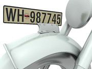 Nummernschild Wehrmacht Motorrad Deutsches Reich 