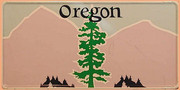 Oregon-Boosterplate mit individuellem Wunschtext 