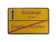 Ortsschild mit Ihrem Wunschtext 