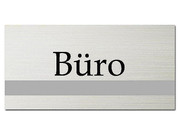 T�rschild Aluminium mit Wunschtext