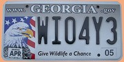 US - Nummernschild Georgia 