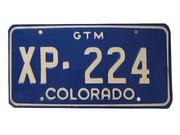 USA - Nummernschild Colorado 