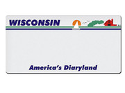 Wisconsin USA Deko Schild blanko