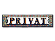 spanischer Fliesenschriftzug Privat  