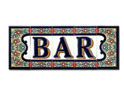 spanischer Schriftzug Bar  