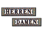 spanisches Fliesen-Set Damen und Herren  