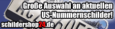 Originale US-Nummernschilder in groer Auswahl