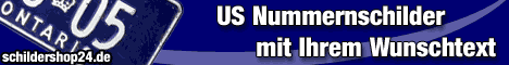 US-Nummernschilder mit Ihrem Wunschtext