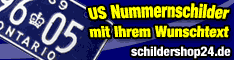 US-Nummernschilder mit Ihrem Wunschtext im schildershop24.de