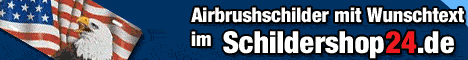Airbrushschilder mit Wunschtext im schildershop24.de