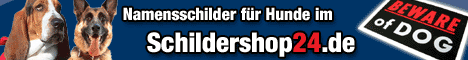 Airbrush-Schilder mit Hundemotiven - wahlweise mit Ihrem Wunschtext beschriftet