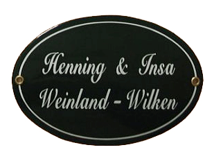 Emaille Hausnummer