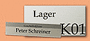 Firmenschilder f�r Innen 